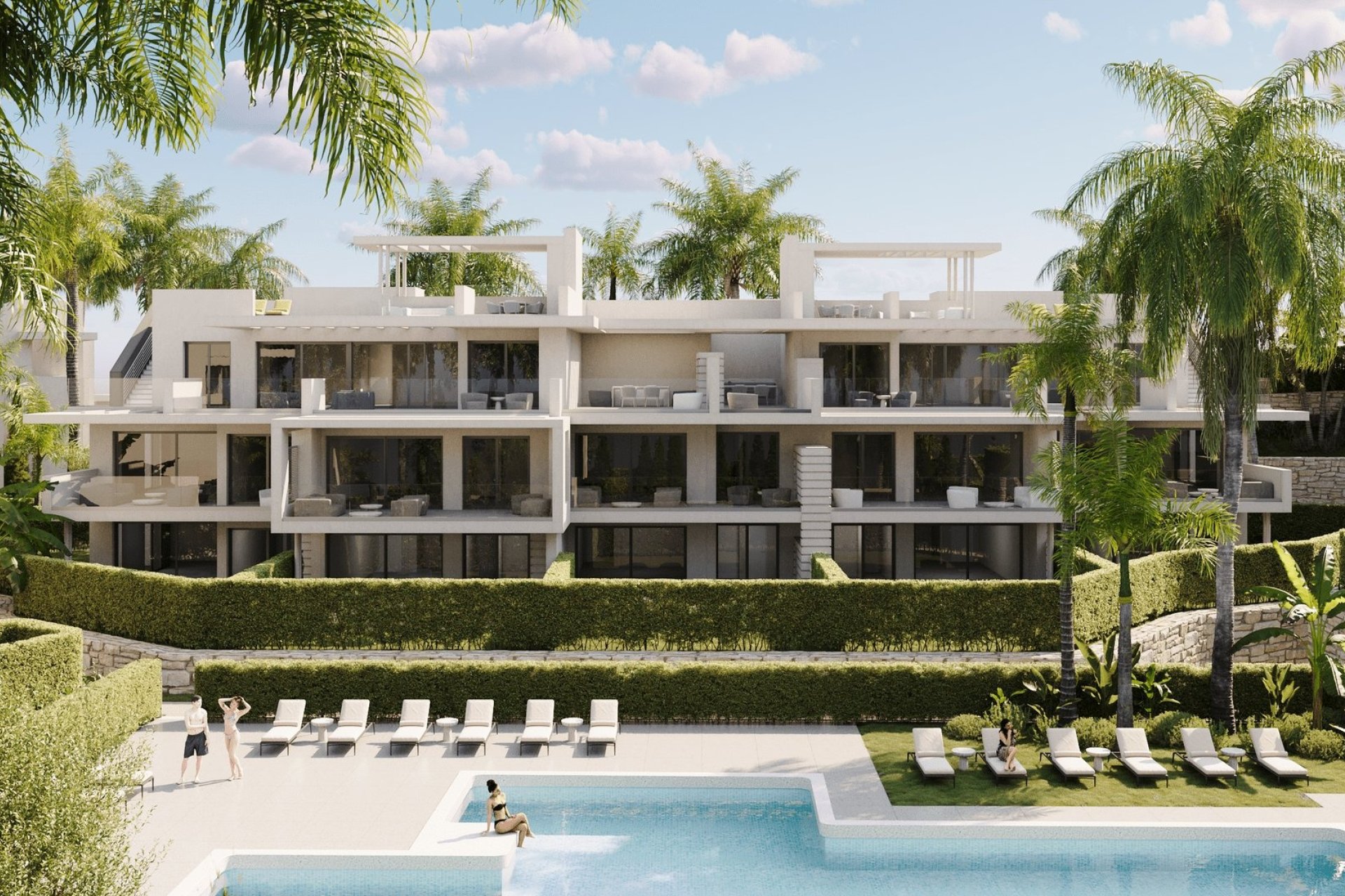 New Build - apartment - Estepona