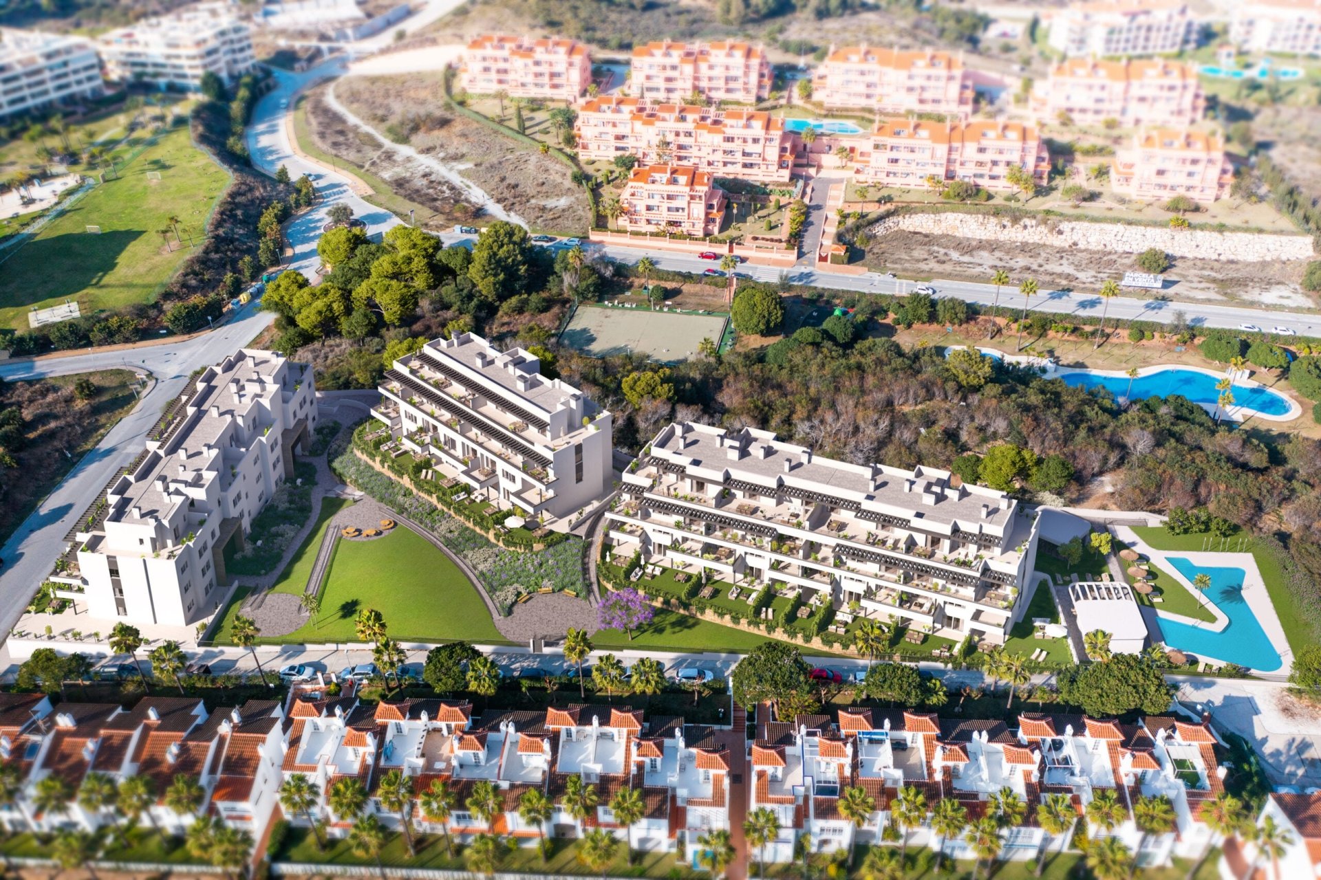 Nieuwbouw Woningen - ground-floor - Las Lagunas de Mijas
