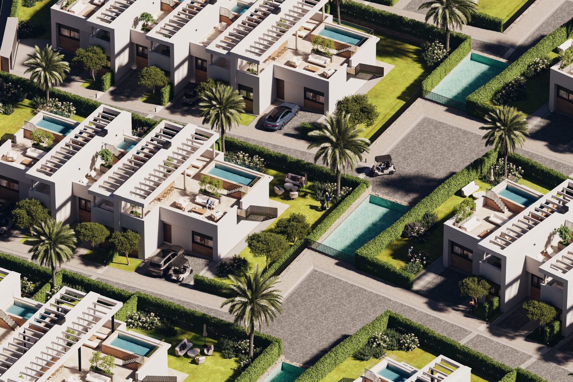 Nieuwbouw Woningen - terraced - Las Lagunas de Mijas