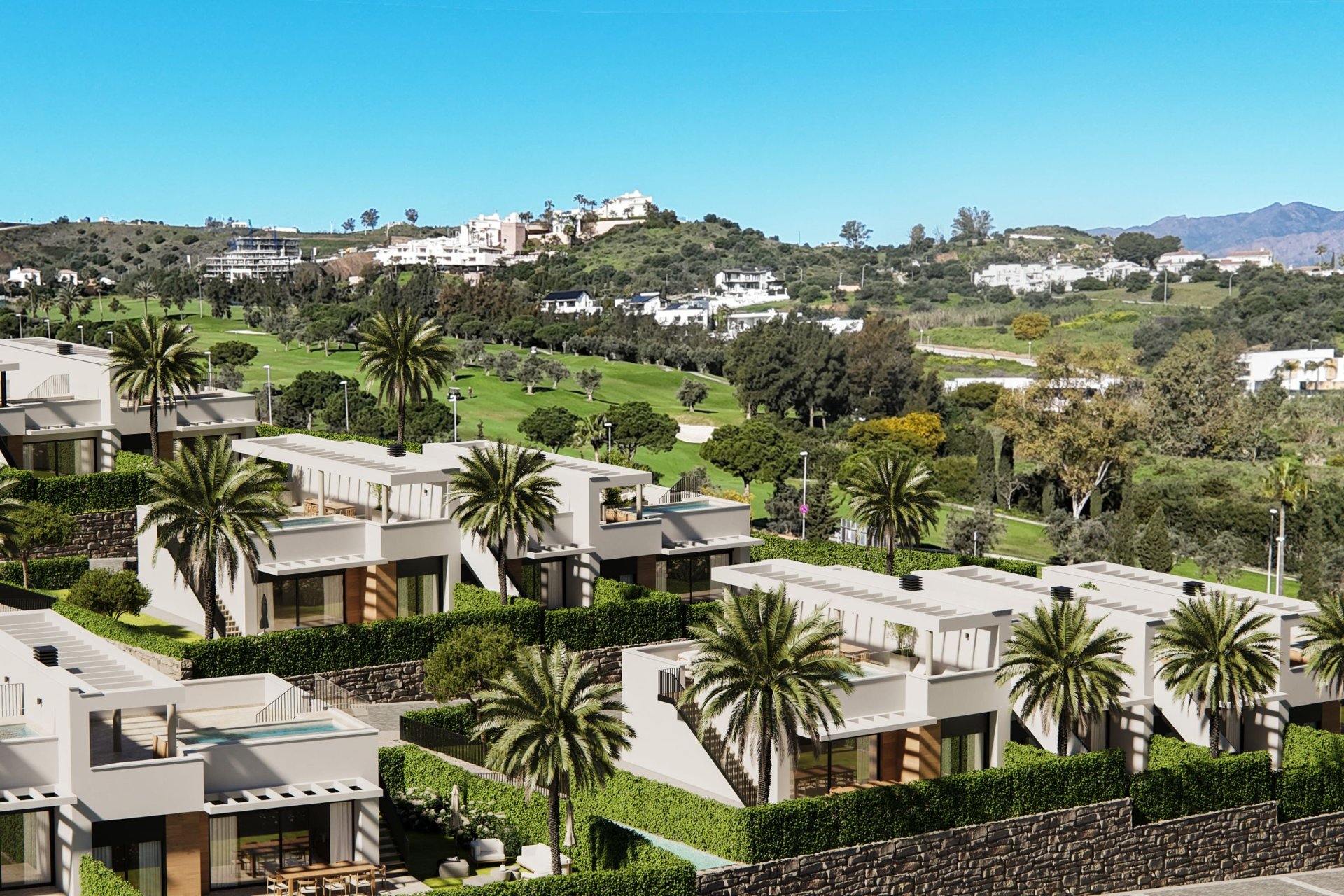 Nieuwbouw Woningen - terraced - Las Lagunas de Mijas