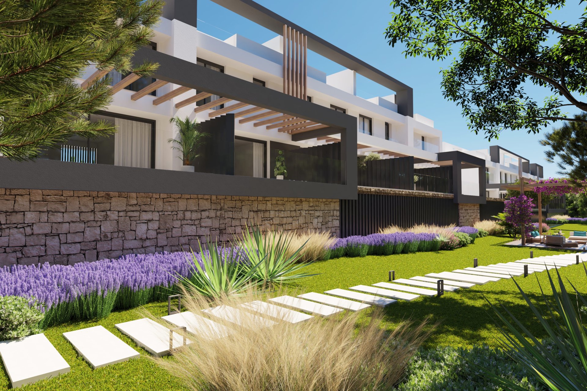 Nieuwbouw Woningen - terraced - Las Lagunas de Mijas