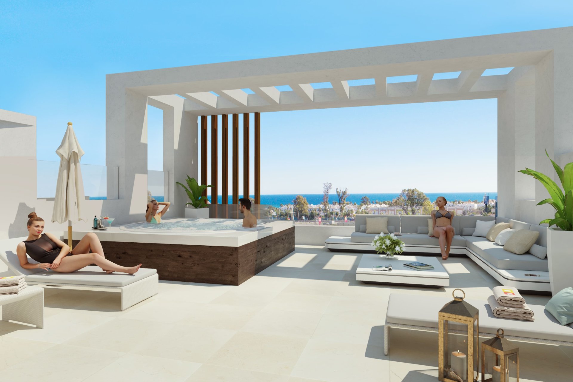 Nieuwbouw Woningen - terraced - Las Lagunas de Mijas